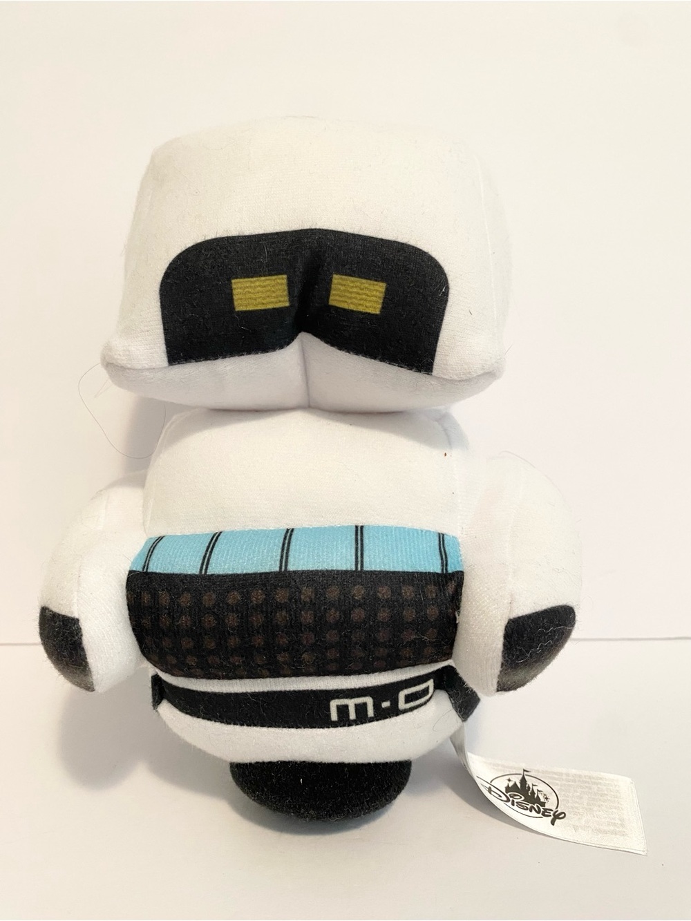 Disney Walle M-O Plush Robot M.O Cleaner Wall-e White Stuffed Toy 8"